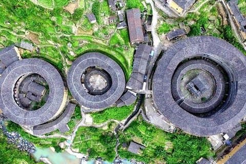 Guida turistica e auto: tour privato di un giorno a Tianluokeng Tulou e Hongkeng Tulou