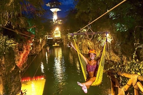 Xplor Fuego All Inclusive ! Excursion dans la jungle au départ de Cancun et Riviera Maya