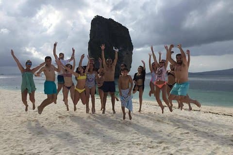 Railay e 4 - Crociera in motoscafo al tramonto con snorkeling notturno