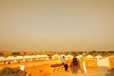 camel safari with night stay in the desert,