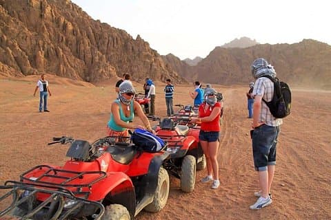 Desert Safari at Sharm Elsheikh quad bike and buggy cars