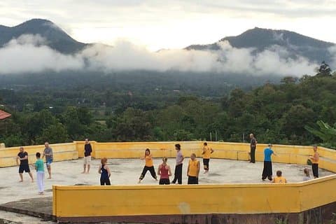 Nachmittag Shaolin Kung Fu Training