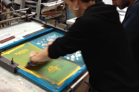 Opdagelse af kunstnerisk serigrafi