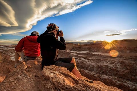 San Pedro de Atacama: 2-Day tour visiting Tatio Geysers & the Moon Valley
