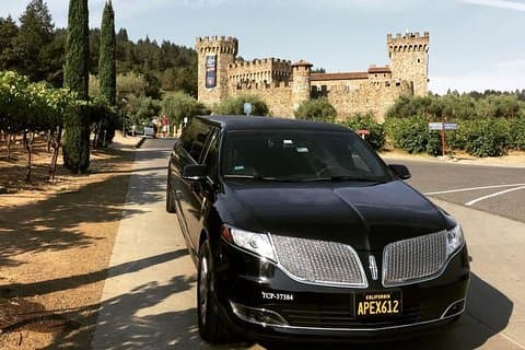6-timers privat vinlandstur i Napa i Lincoln MKT Limo (opptil 8 personer)