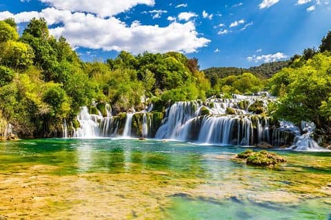 Private tour Krka waterfalls and Trogir town