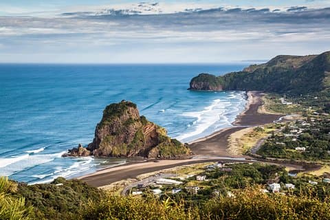 Privat Aucklands vestkyst - Piha/ Muriwai - Wild West Tour
