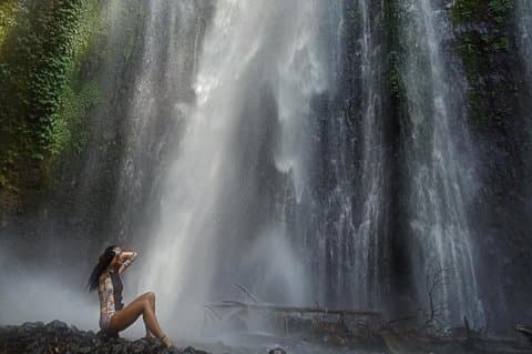 Visite des cascades de Sendang Gile et Tiu Kelep