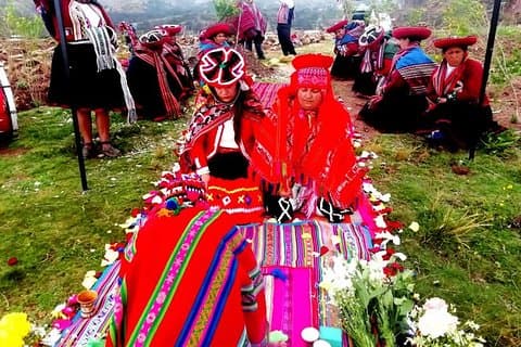 Inkabryllup i Machu Picchu