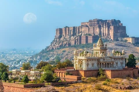 Aspectos destacados de Jodhpur (visita guiada de medio día por la ciudad en coche)