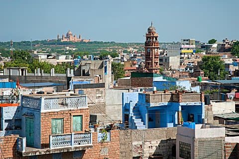 Lo mejor de Jodhpur (visita guiada de día completo por la ciudad en coche)