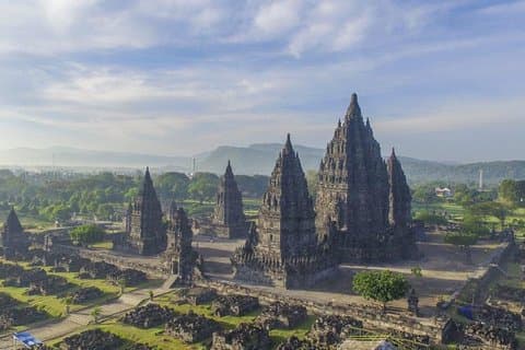 Prambanan Temple (solnedgang) – Ramayana / Roro Jonggrang Ballet