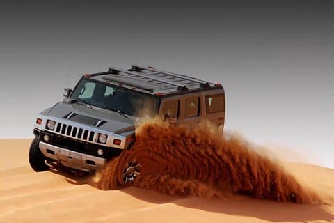 Privat Hummer Desert Safari Abu Dhabi med varm grillmiddag
