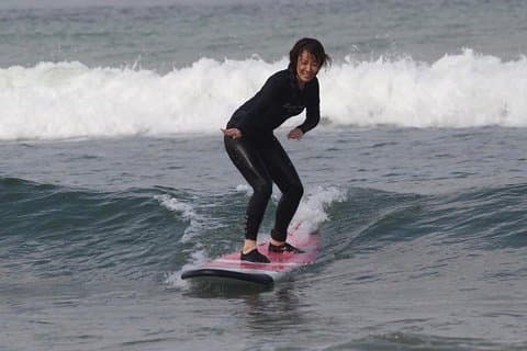 Surfing lesson with julian in Bali