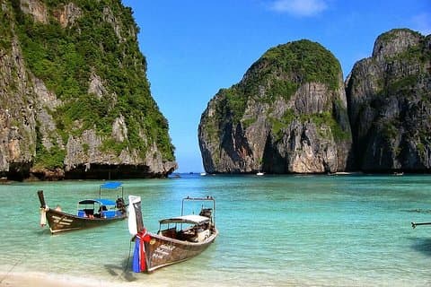 Phi Phi 4 Island Khai island, Green island, Nai island by Speed Boat