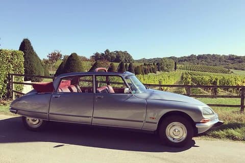 3H privat bytur i Bordeaux og vingård i en Citroën DS