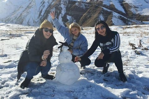 Tudo incluído. Excursão de inverno na Geórgia por 6 dias (Gudauri)