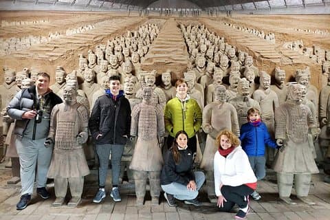 Xian Gruppenführung durch das Terrakotta-Armeemuseum