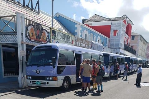 Strandtransfer tur och retur från Nassaus kryssningsterminal