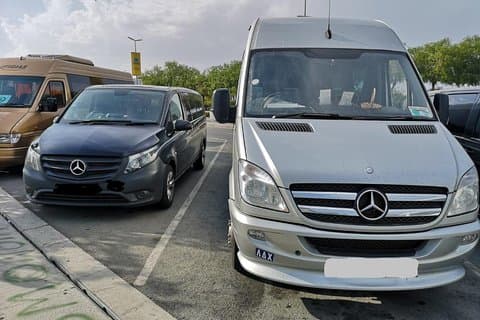 Minibus privat overførsel fra LCA lufthavn til og fra Ayia Napa 1-16 rejsende