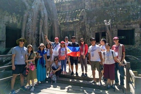 Soluppgång och solnedgång Angkor Wat Tour