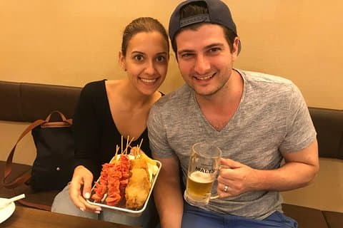 Private Osaka Local Foodie tour in Dotonbori