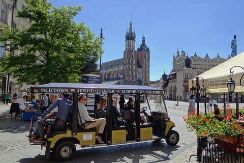 Cracovia Tour por la Gran Ciudad en carrito de golf - Los 3 distritos