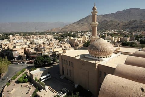 Reis til Nizwa og Jebel Shams "Oman Grand canyon"
