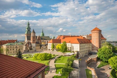 Krakau - Wawel Sightseeing van de koninklijke heuvel