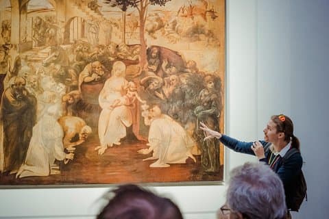 Uffizi halvprivat guidad tur