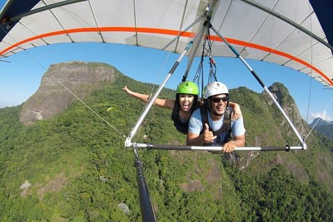 Skärmflygning eller hängflygupplevelse i Rio de Janeiro