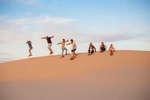 Aventura de sandbording en Agadir