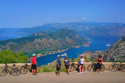 Cable car + Electric MTB from Njegos Mausoleum to Kotor bay