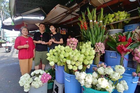 Visite du marché de Saigon en moto ( différents marchés de HCMC)