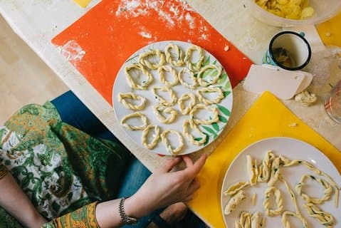 Pasta matlagningskurs med Neapels pastakock