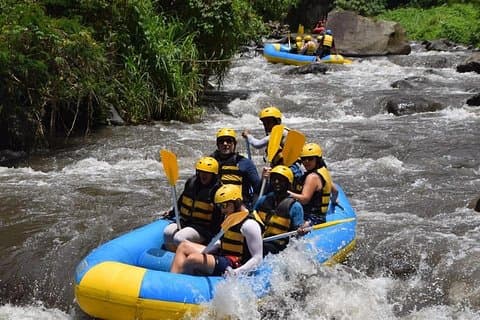 Private Tour Rafting Uluwatu Kecak Dance Sunset and Dinner in Jimbaran Bay