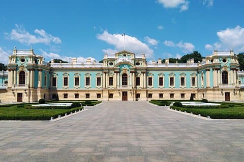 Centre politique et administratif de Kiev Lypky en allemand