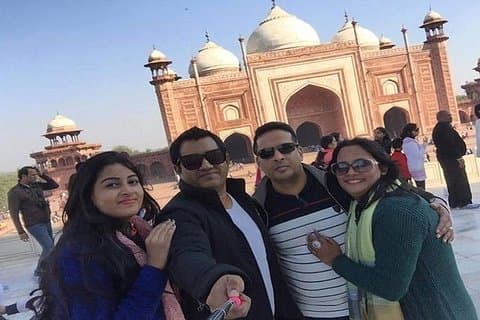 Excursion d'une nuit au Taj Mahal au départ de Delhi