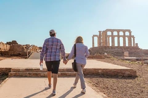 Cape Sounion og Poseidon-templet Halvdags- eller solnedgangstur med fleksible muligheder