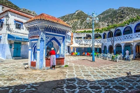 Udforsk Chefchaouen: Blue City Tour fra Tanger