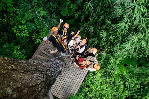 ATV Bike 1 hora + Zipline Adventure 20 plataformas con almuerzo