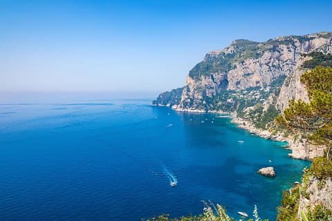 Privat båttransfer från Salerno till Amalfi eller Positano
