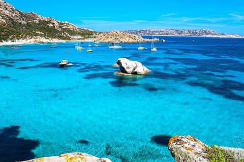 Båttur La Maddalena skjærgård - Avgang fra Palau