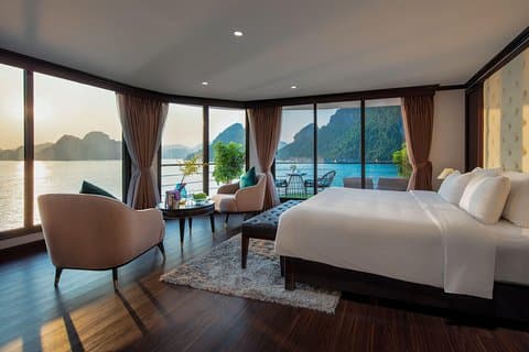 FULL pakke - 3D2N på 5 * Luksuscruise udforske Lan Ha Bay og Halong Bay