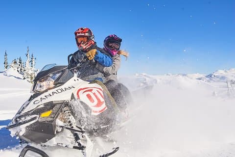 Tour en moto de nieve Whistler Wilderness Run