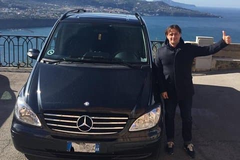 Transfer from Positano, Amalfi, Ravello to Rome by Mercedes Van