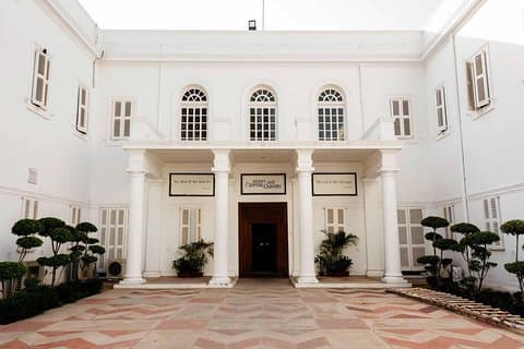 Delhi fotspår av Mahatma Gandhi