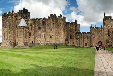 1 dag Alnwick Castle, Holy Island og Scottish Borders