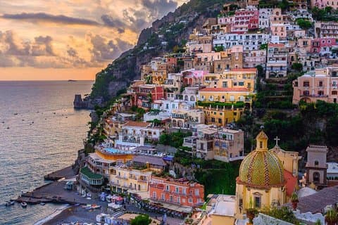 Transfer Rome to Positano, stop in Pompei