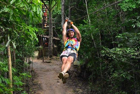 ATV individual, cabalgatas, tirolesas y nado en cenote